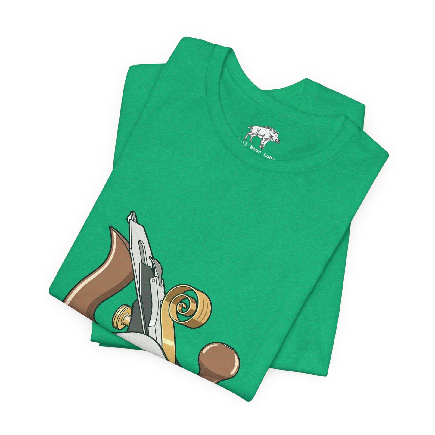 Funny Woodworking Shirt for Men - "Just Plane Crazy" Hand Tool Pun - Traditional Carpenter Gift - Hand Plane Tee