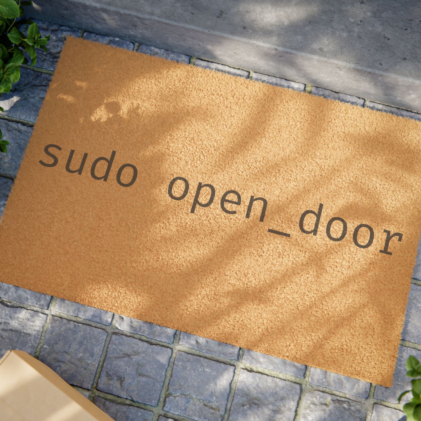 Sudo Open Door - Linux Command Line Doormat - Programmer & Developer Home Decor