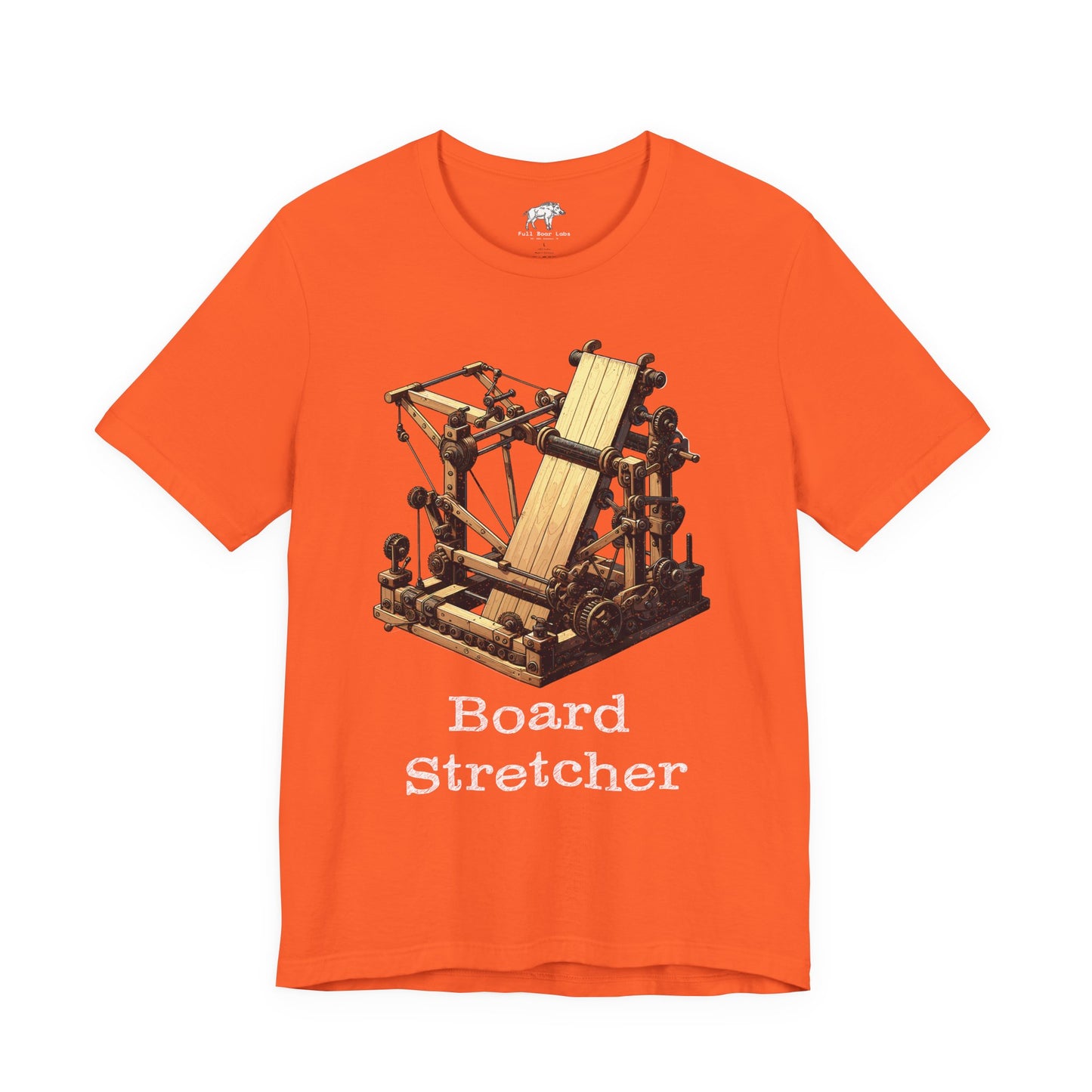 Funny Woodworking Shirt for Men - The "Board Stretcher" Mythical Tool - Carpenter Apprentice Prank Tee - Construction Gag Gift