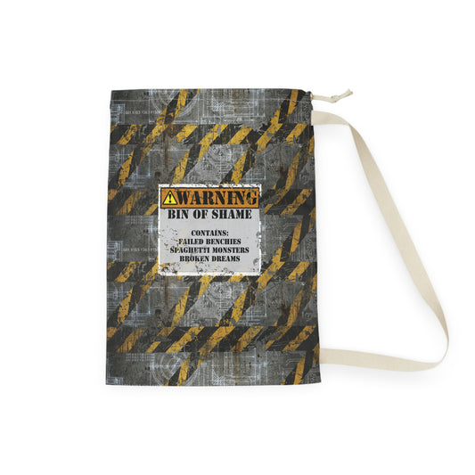 The "Bin of Shame" – Industrial Hazard Bag for Failed 3D Prints & Workshop Chaos