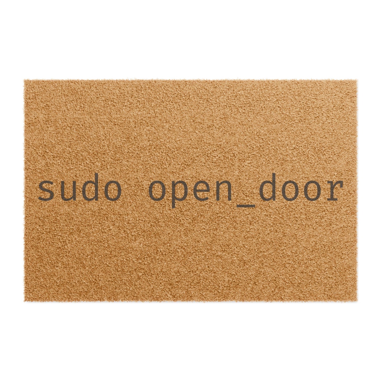 Sudo Open Door - Linux Command Line Doormat - Programmer & Developer Home Decor