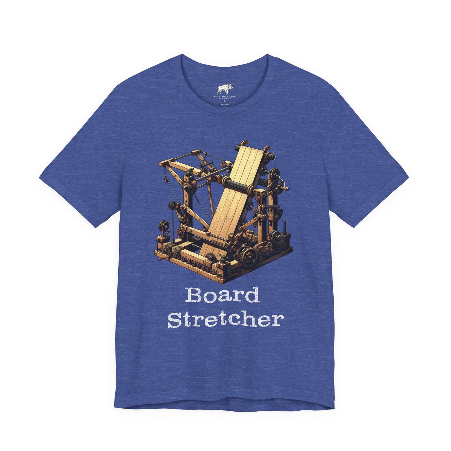 Funny Woodworking Shirt for Men - The "Board Stretcher" Mythical Tool - Carpenter Apprentice Prank Tee - Construction Gag Gift