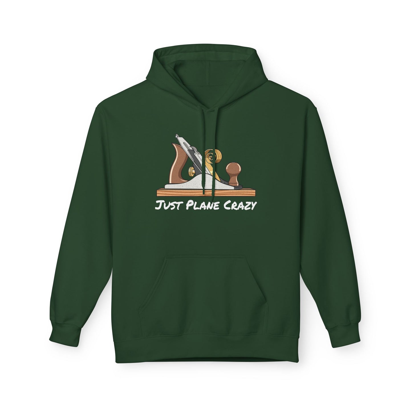 The "Just Plane Crazy" Hoodie - Woodworker Edition