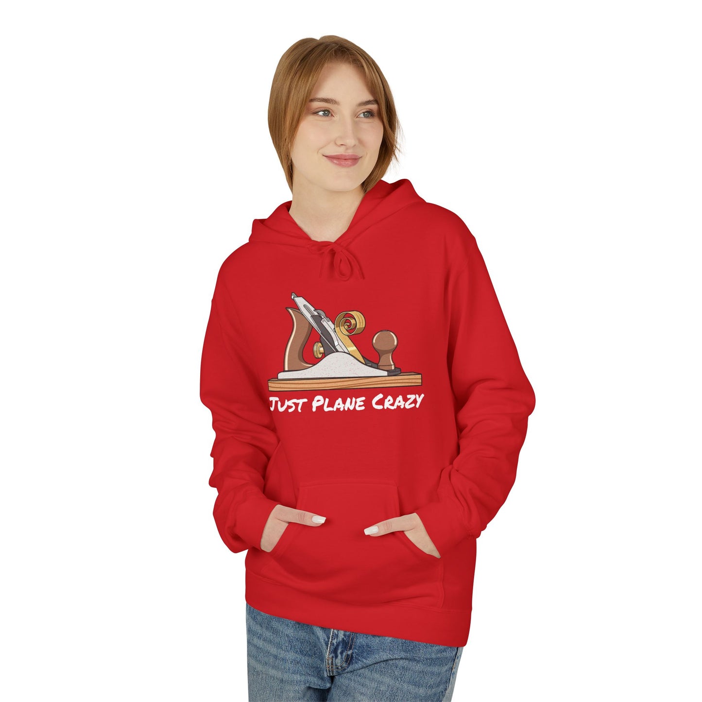 The "Just Plane Crazy" Hoodie - Woodworker Edition