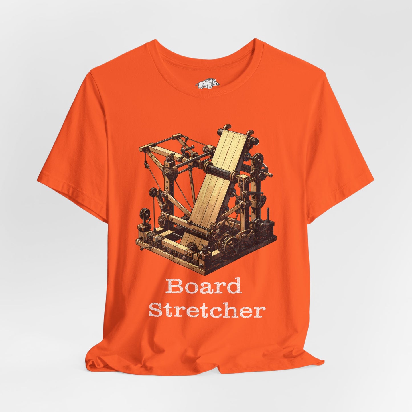 Funny Woodworking Shirt for Men - The "Board Stretcher" Mythical Tool - Carpenter Apprentice Prank Tee - Construction Gag Gift