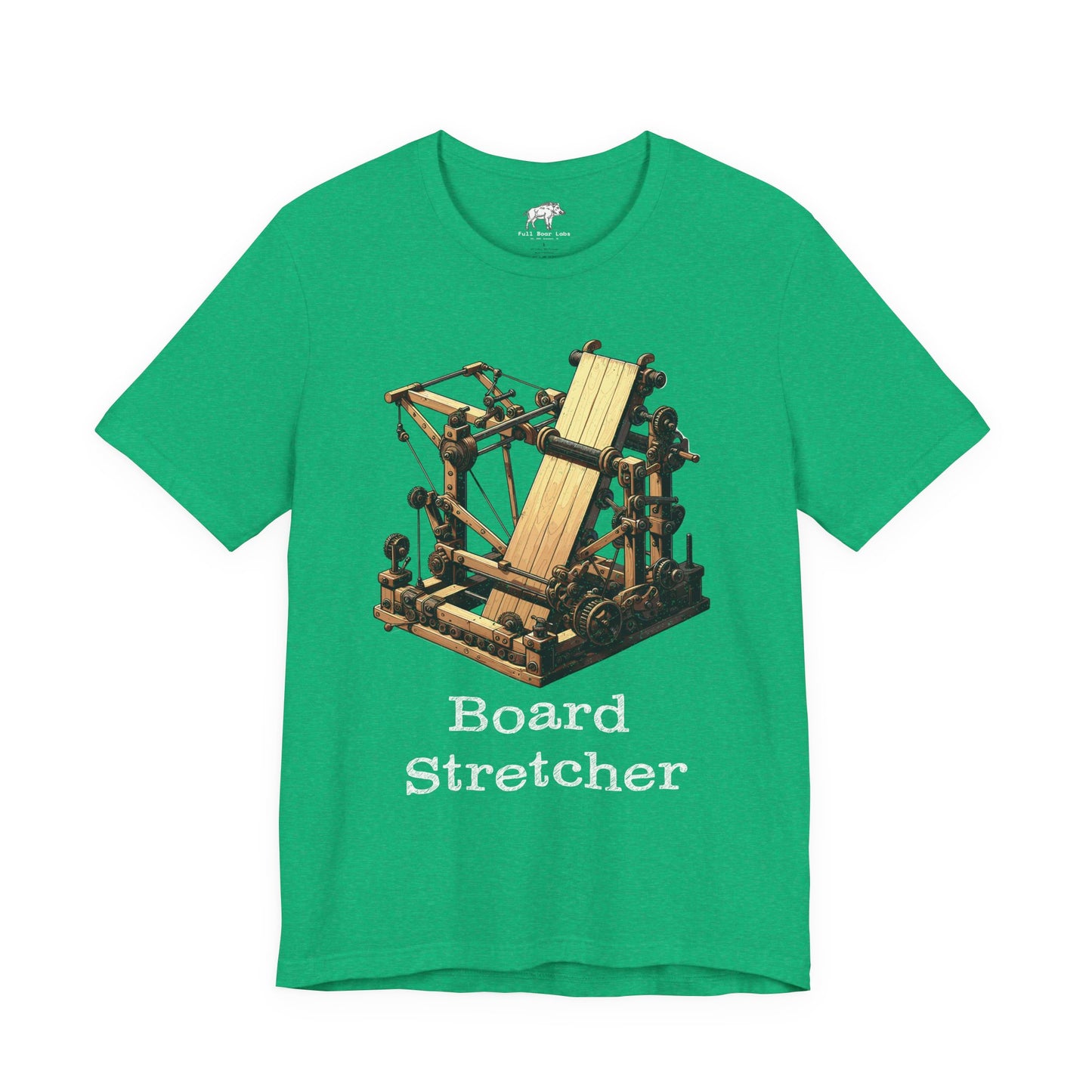 Funny Woodworking Shirt for Men - The "Board Stretcher" Mythical Tool - Carpenter Apprentice Prank Tee - Construction Gag Gift