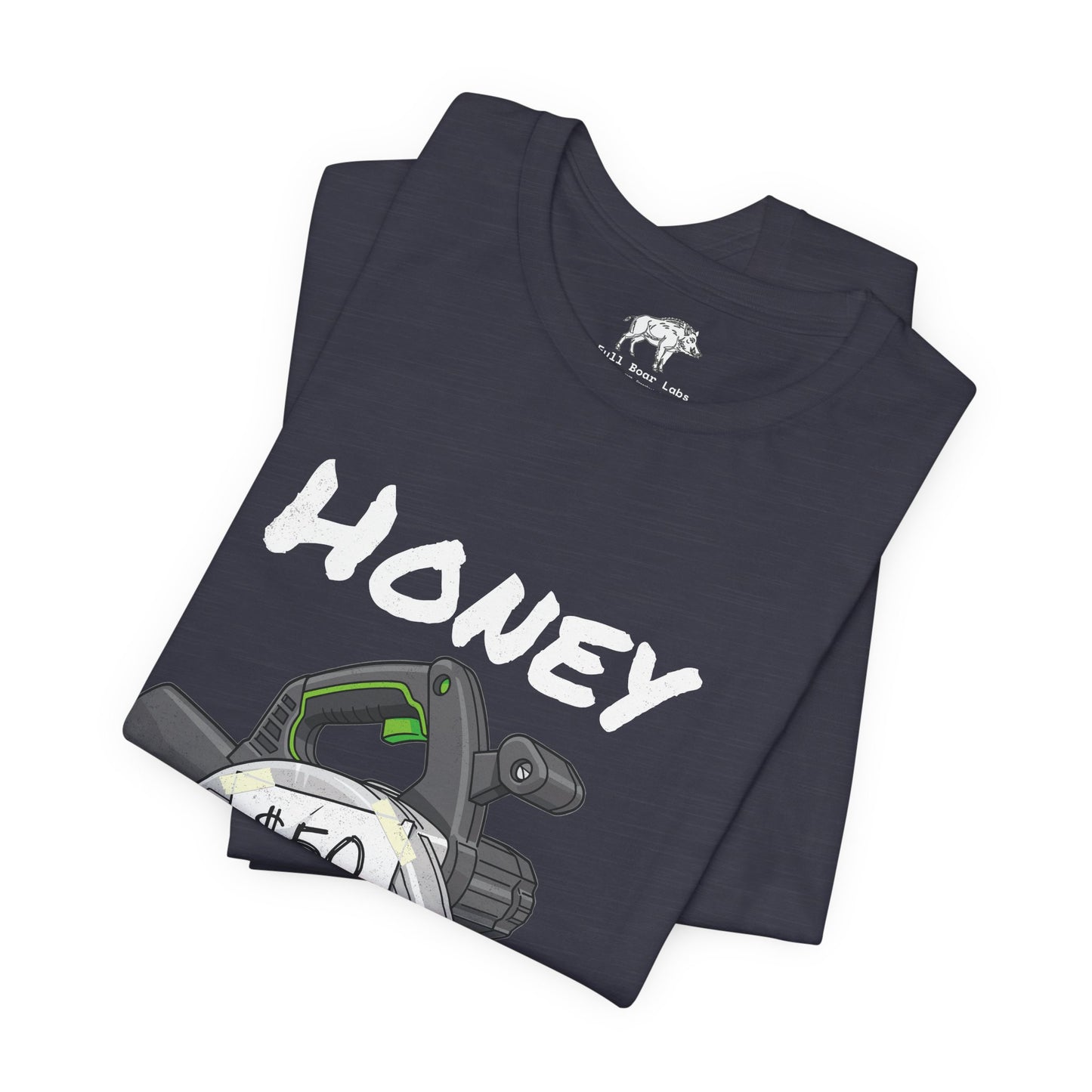 Funny Woodworker Shirt for Husband - "Honey It Was Only 50 dollars" - New Tool Dad Joke - Track Saw Carpenter Tee