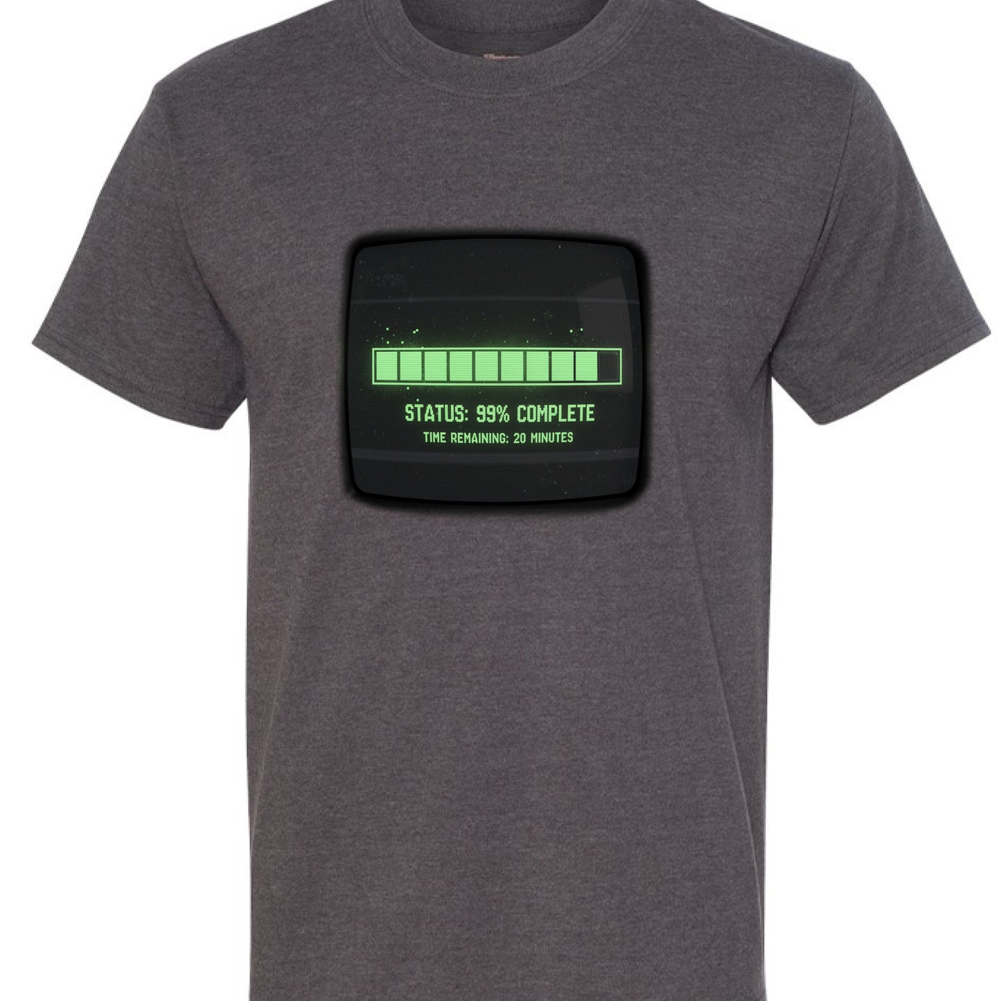CHARCOAL HEATHER - FRONT