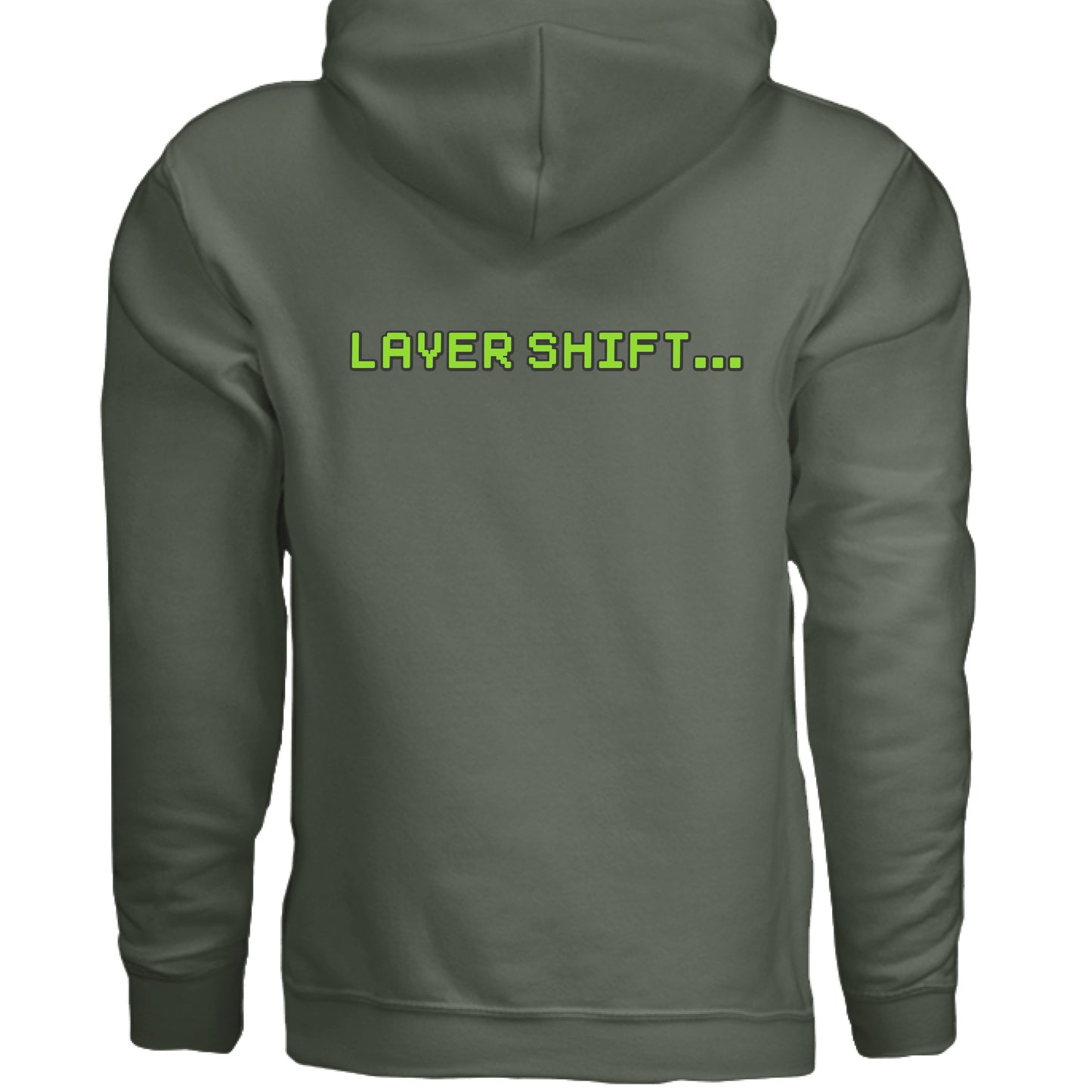 MILITARY GREEN - BACK