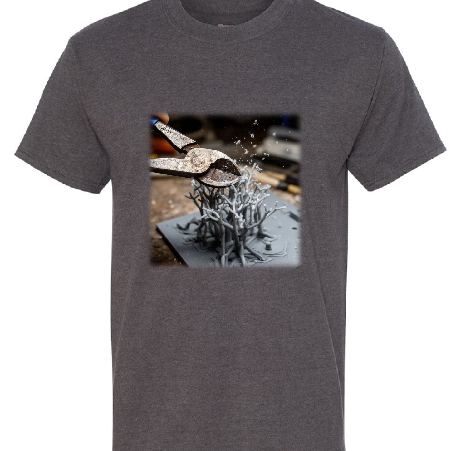 CHARCOAL HEATHER - FRONT